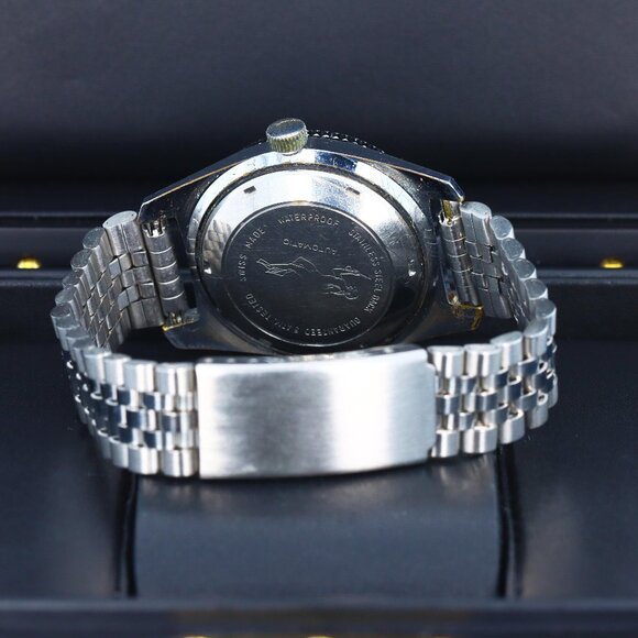 Dobro Divers Vintage Circa 1970s Automatic 38mm, Matte Grey Dial - Stainless Ste - Picture 5 of 9